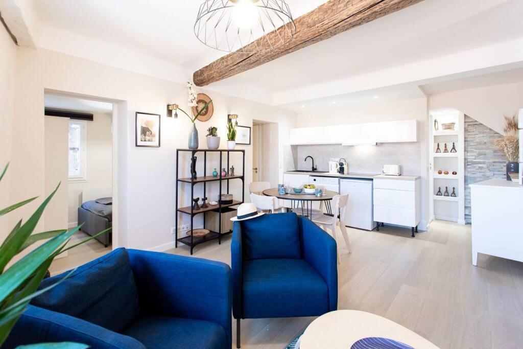 L16 Suite Malonat Vieux Nice 1 Min Mer/ 2 Chbres & Ac Esterno foto