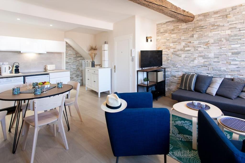 L16 Suite Malonat Vieux Nice 1 Min Mer/ 2 Chbres & Ac Esterno foto